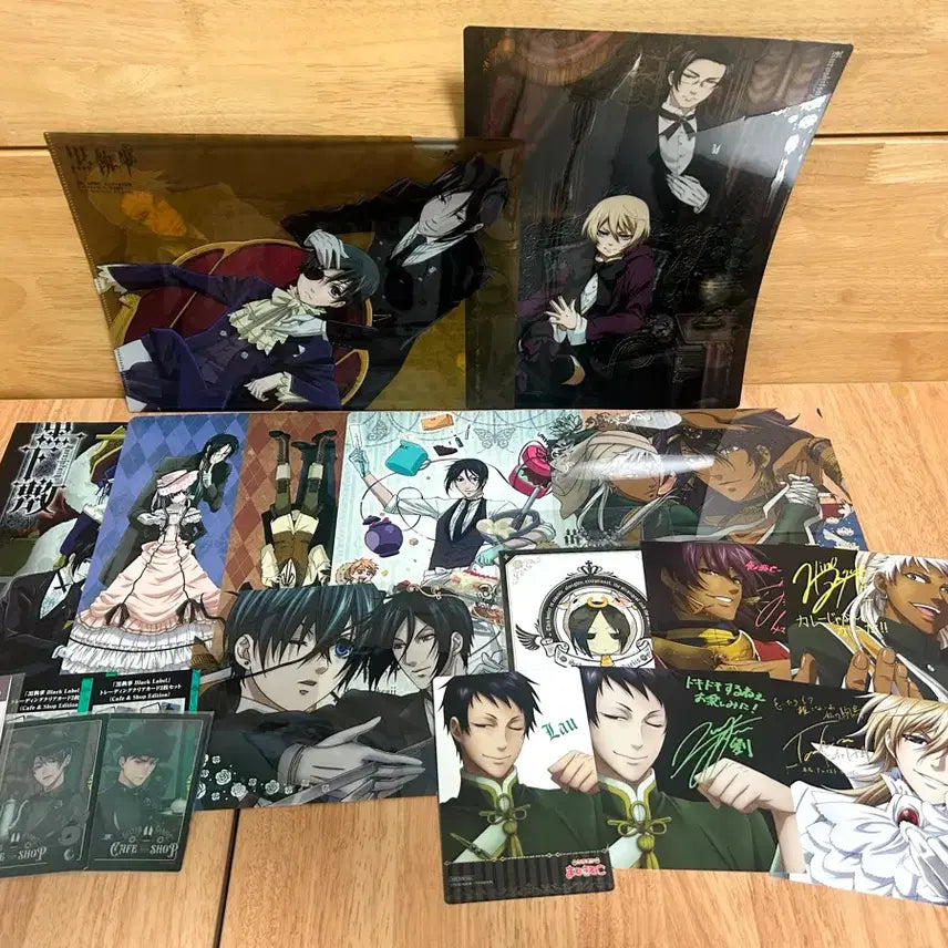[BUNJANG] Black Butler Bundle Set Clear Files, Posters / 일괄) 흑집사 굿즈 일괄
