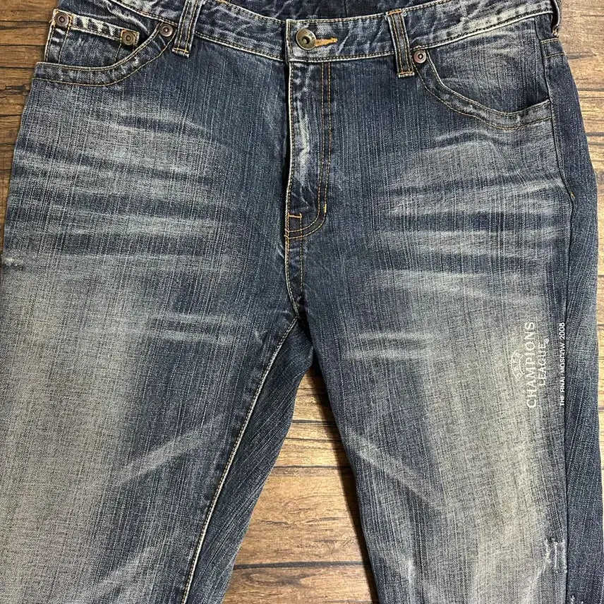 [BUNJANG] BANG BANG UTD CO Washed Denim Jeans / BANG BANG UTD CO 워싱 데님 청바지 34사이즈 빈티지특