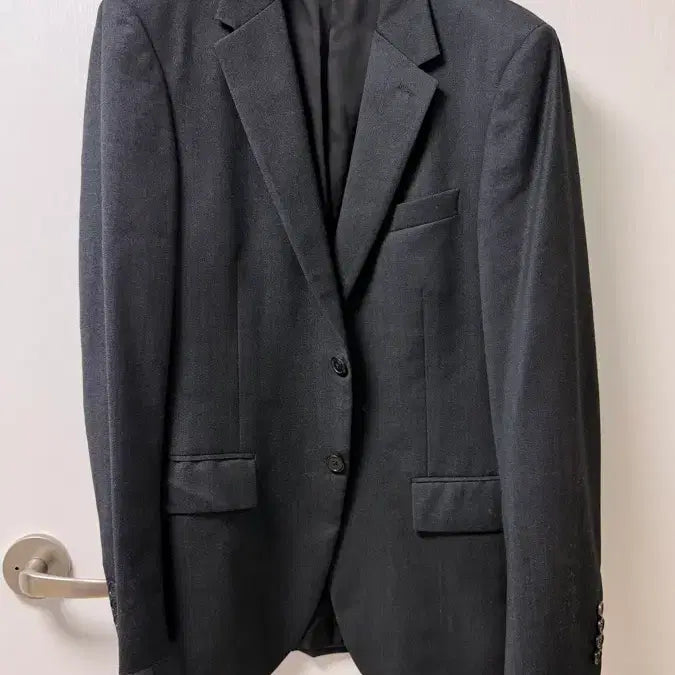 [BUNJANG] Jill Stuart New York Charcoal Gray Wool Jacket / [95] 질스튜어트 뉴욕 챠콜 울 자켓 (이태리 REDA 원단)