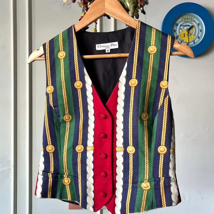 [BUNJANG] Dior Sports Baroque Regalia Graphic Vest / 90s Dior 디올 스포츠 아카이브 바로크 레갈리아 그래픽 베스트 조끼