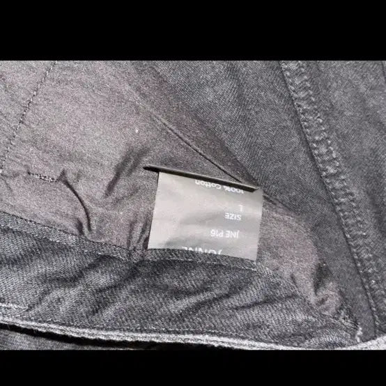 [BUNJANG] Junnue P16 Black Denim Jeans / 준느 p16 흑청 라지사이즈