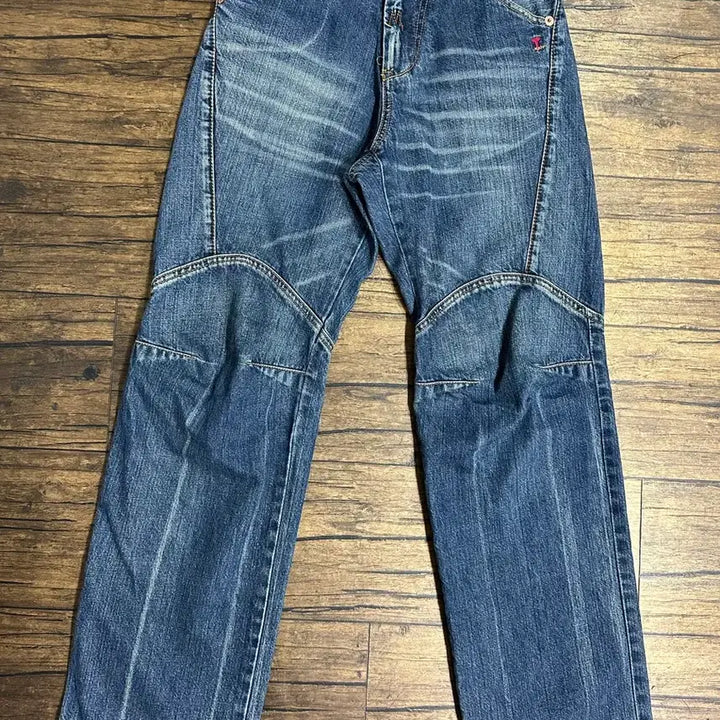 [BUNJANG] Tomboy Jeans Patterned Denim Jeans / TOMBOYJEANS 데님 청바지 S-M 사이즈 패턴특급