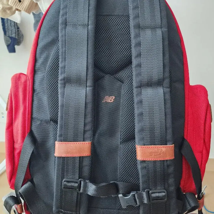 [BUNJANG] New Balance Vintage USA Leather Patch Backpack Bag / 빈티지 뉴발란스 USA 백팩 가방