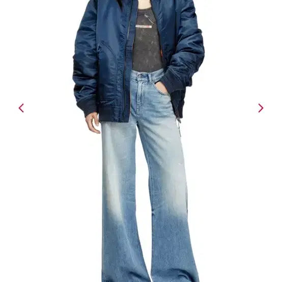 [BUNJANG] Diesel D-AKEMI Wide Leg Jeans / 디젤 1978 D-AKEMI 와이드 레그(택있는 새제품 27)