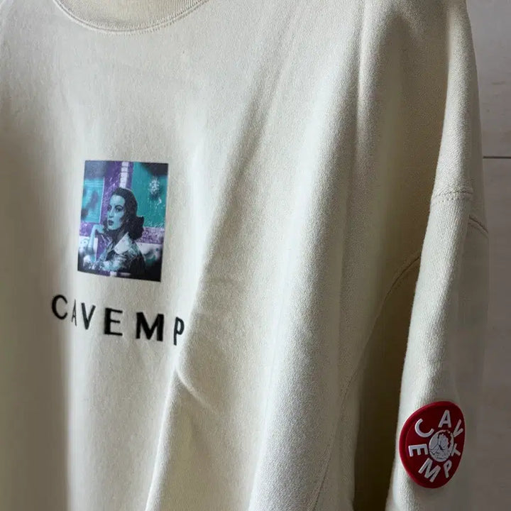[BUNJANG] Cav Empt EMBROIDERY PICS Crew Neck Sweatshirt / 카브엠트 EMBROIDERY PICS CREW NECK