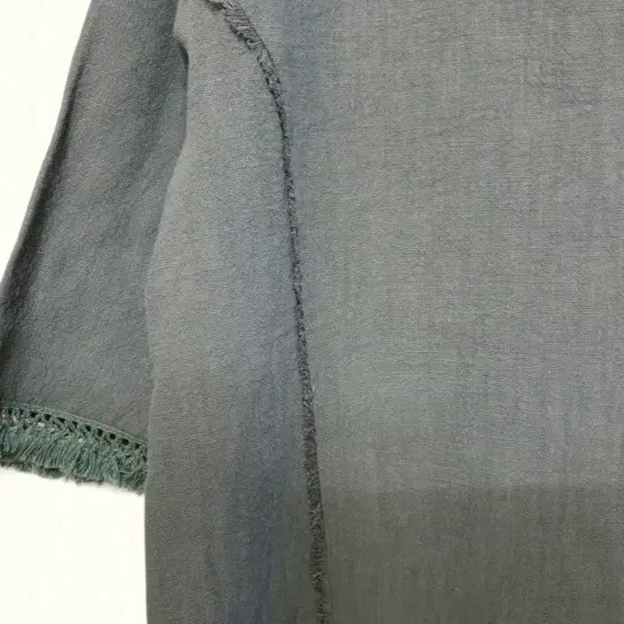 [BUNJANG] Linen One-Piece Dress / 새상품 55~66 린넨 원피스 반팔 정장 리넨 스커트 여자 여성 새제품