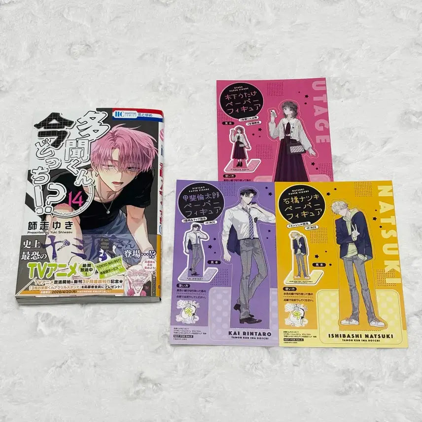 [SOLD OUT] (일괄 가격) 타몬군 지금 어느 쪽?! 원서 14 만화책 특전