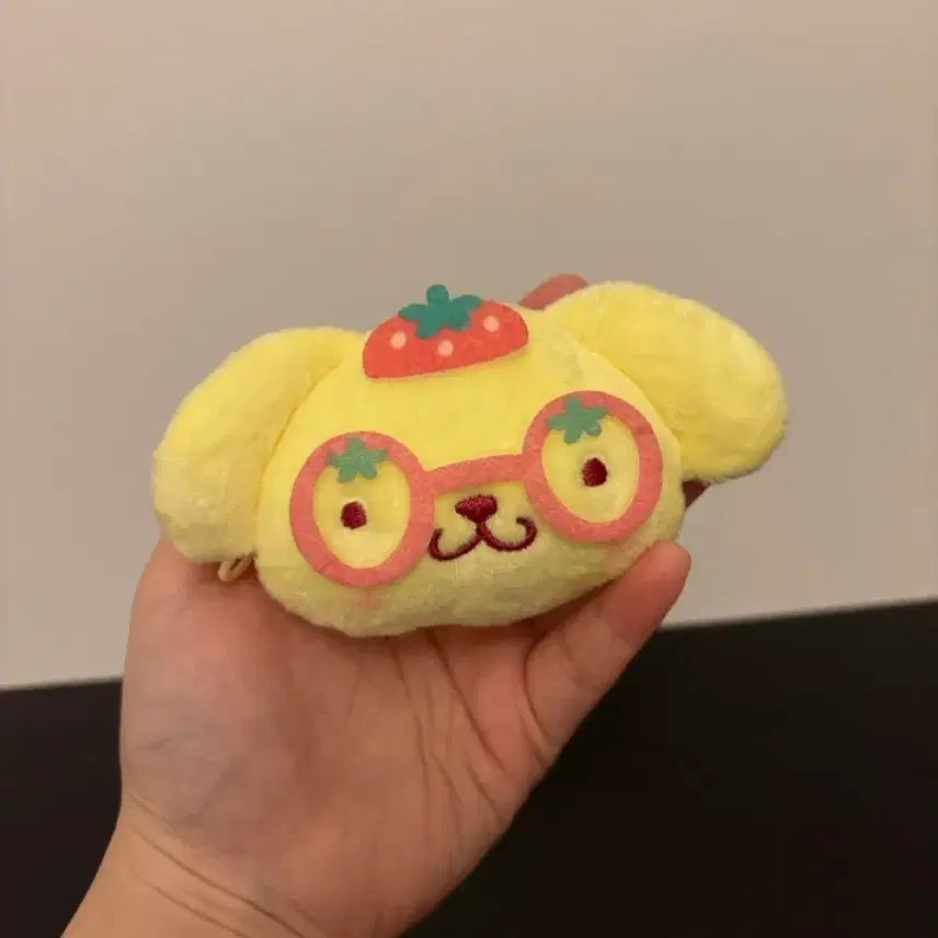 [BUNJANG] Sanrio Pom Pom Purin Strawberry Reversible Pouch / 산리오 딸기 리버시블 파우치 폼폼푸린