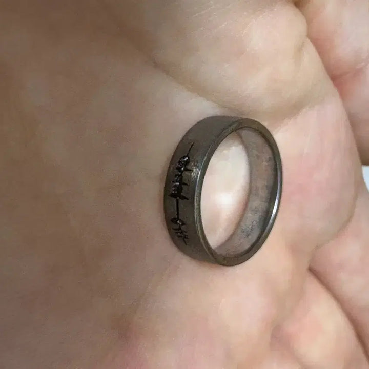 [BUNJANG] IU 10th Anniversary Fanmeeting Soundwave Ring / (희귀매물)아이유 10주년 팬미팅 역조공 음파반지 아이유 커플링 찐파반지