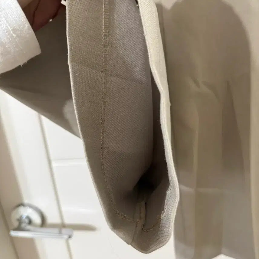 [BUNJANG] Unbranded Ruffle Blouse &amp; Long Slacks Set / 세트/ 셔링 블라우스+롱 슬랙스