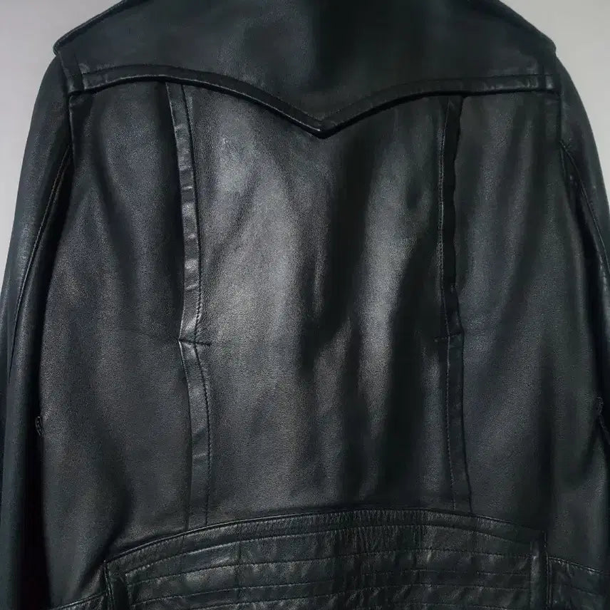 [BUNJANG] SYSTEM Lambskin Leather Jacket / SYSTEM 브랜드의 여성 가죽 자켓입니다겉감은 천연 가죽(양가죽)