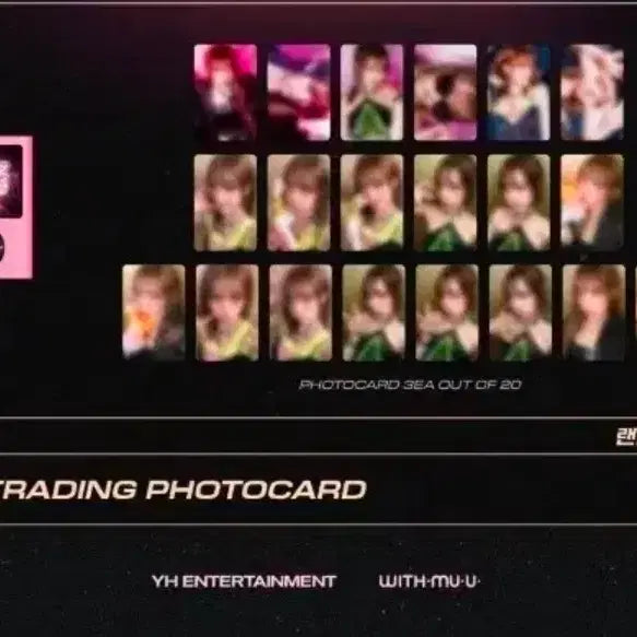 [BUNJANG] Choi Yena YENA Concert MD Trading Card Full Set Bundle / 최예나 예나 콘서트 MD 트레카 포카 풀콤 양도 (20장 풀콤)