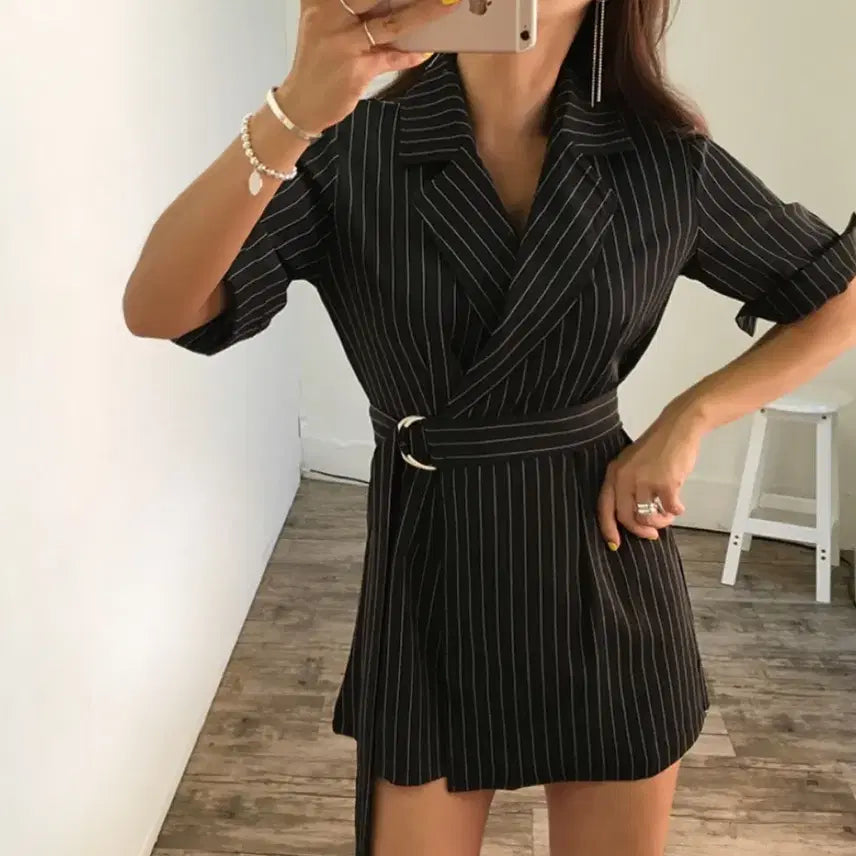 [BUNJANG] Wrap Dress / 랩원피스 정장원피스