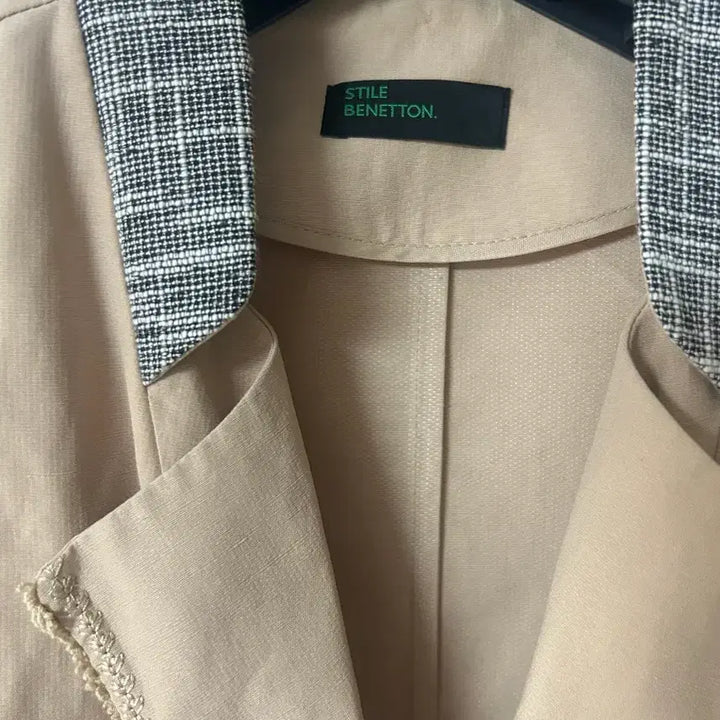 [BUNJANG] Stile Benetton Beige Trench Coat Size 66 / STILE  BENETTON  베테통   베이지 트렌치 코트 66사이즈