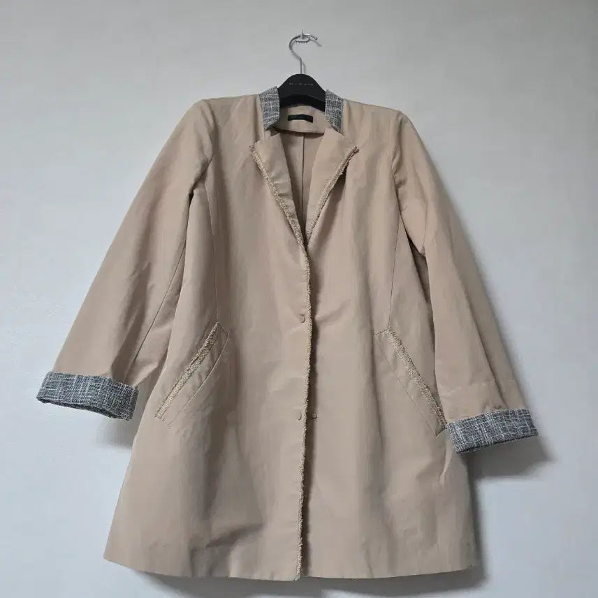 [BUNJANG] Stile Benetton Beige Trench Coat Size 66 / STILE  BENETTON  베테통   베이지 트렌치 코트 66사이즈