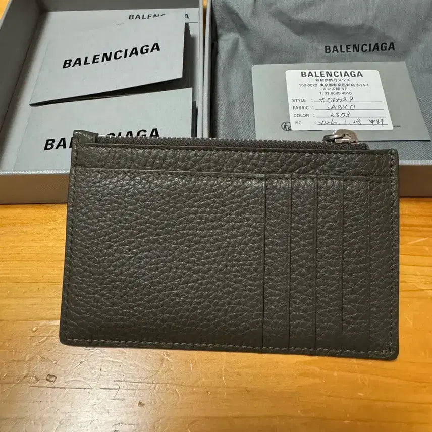 [BUNJANG] Balenciaga Long Coin &amp; Card Holder / 발렌시아가 롱 코인 &amp; 카드 홀더 (지퍼형 카드지갑)
