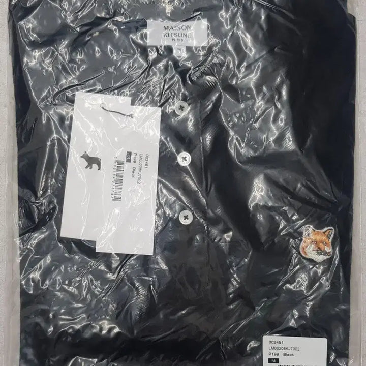 [BUNJANG] Maison Kitsune Yellow Fox PK Short Sleeve Polo Shirt White / 메종키츠네 옐로우폭스 PK 반팔 카라티 블랙/화이트 정품 새상품 S~XL