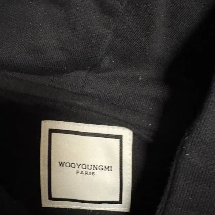 [SOLD OUT] 우영미 로고 블랙 후드티 48 황금사이즈