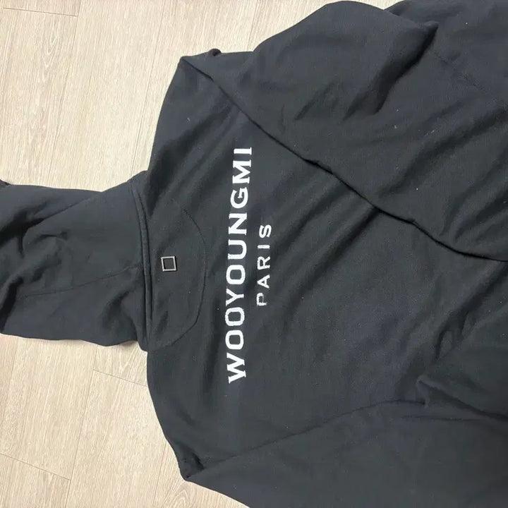 [SOLD OUT] 우영미 로고 블랙 후드티 48 황금사이즈