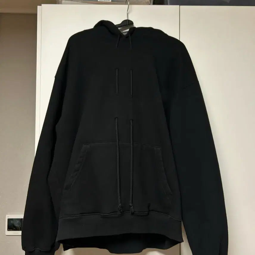 [BUNJANG] Black Hoodie / 씬 블랙 후디