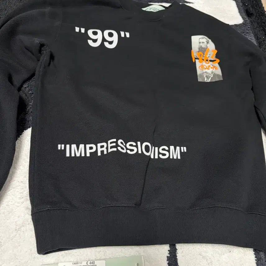 [BUNJANG] Off-White Impressionist Painting Sweatshirt - M / 오프화이트 임프레션 명화 맨투맨 - M