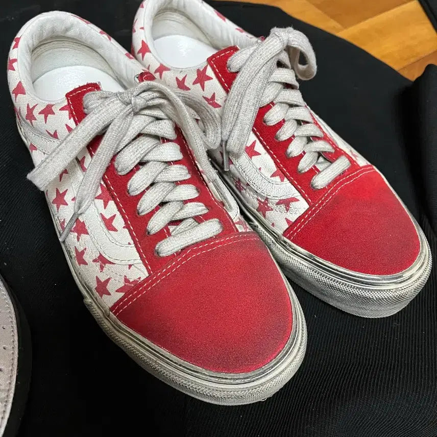 [BUNJANG] Vans Bianca 245 Red Sneakers / 반스 비앙카 245 레드