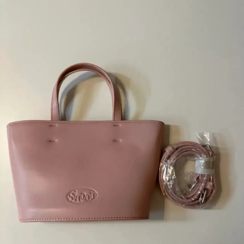 [BUNJANG] SINOON Vase Bag Pink Tote Bag with Shoulder Strap / 시눈 Vase Bag 핑크 토트백