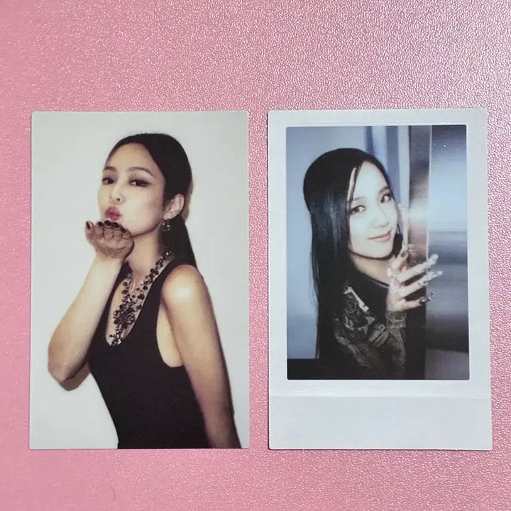 [BUNJANG] BLACKPINK Jennie Jisoo Photocard Bundle Set / [공식/S급] 블랙핑크 제니 포카 지수 포토카드 2종 일괄