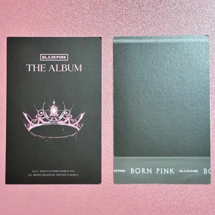 [BUNJANG] BLACKPINK Jennie Jisoo Photocard Bundle Set / [공식/S급] 블랙핑크 제니 포카 지수 포토카드 2종 일괄