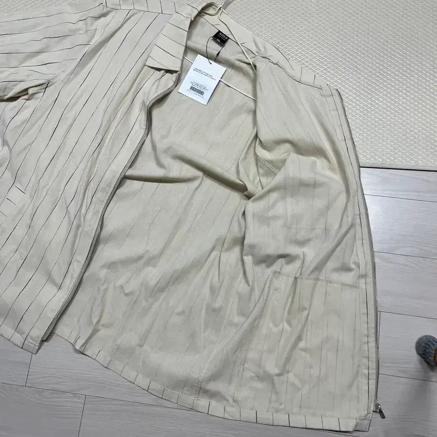 [BUNJANG] Bymono Zip-up Short Sleeve Shirt (3XL) / (땡처리)바이모노 집업 반팔셔츠(3XL)