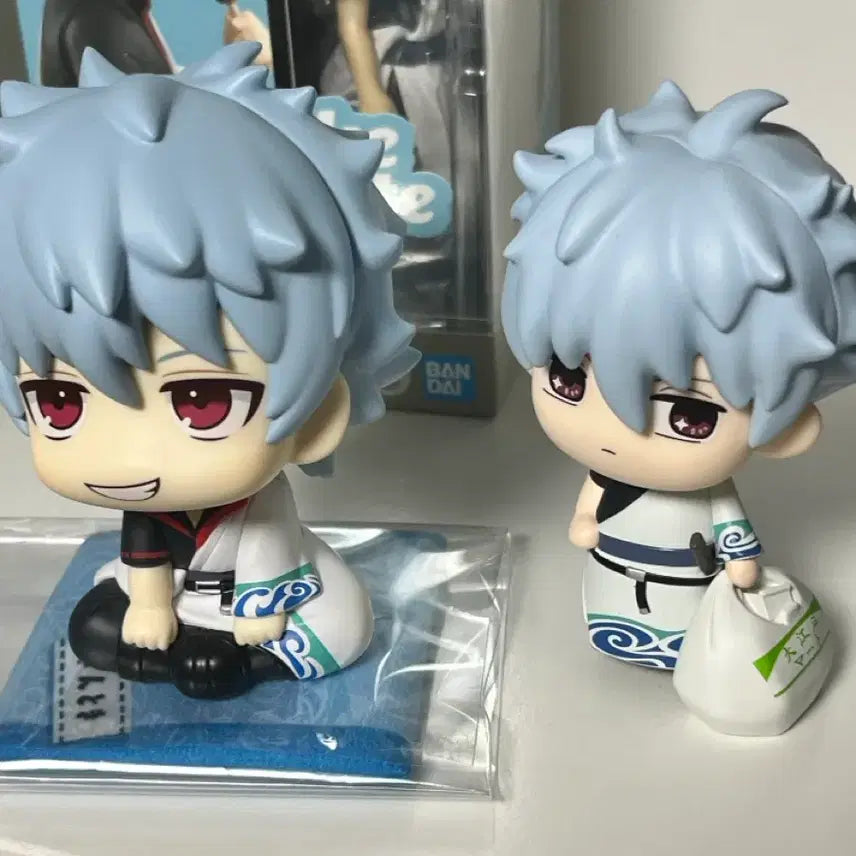 [BUNJANG] Gintama Sakata Gintoki Look Up Tekupiku Figure Bundle Set / 은혼 사카타 긴토키 룩업 특전 포함 테쿠피쿠 피규어