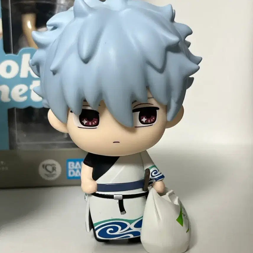 [BUNJANG] Gintama Sakata Gintoki Look Up Tekupiku Figure Bundle Set / 은혼 사카타 긴토키 룩업 특전 포함 테쿠피쿠 피규어