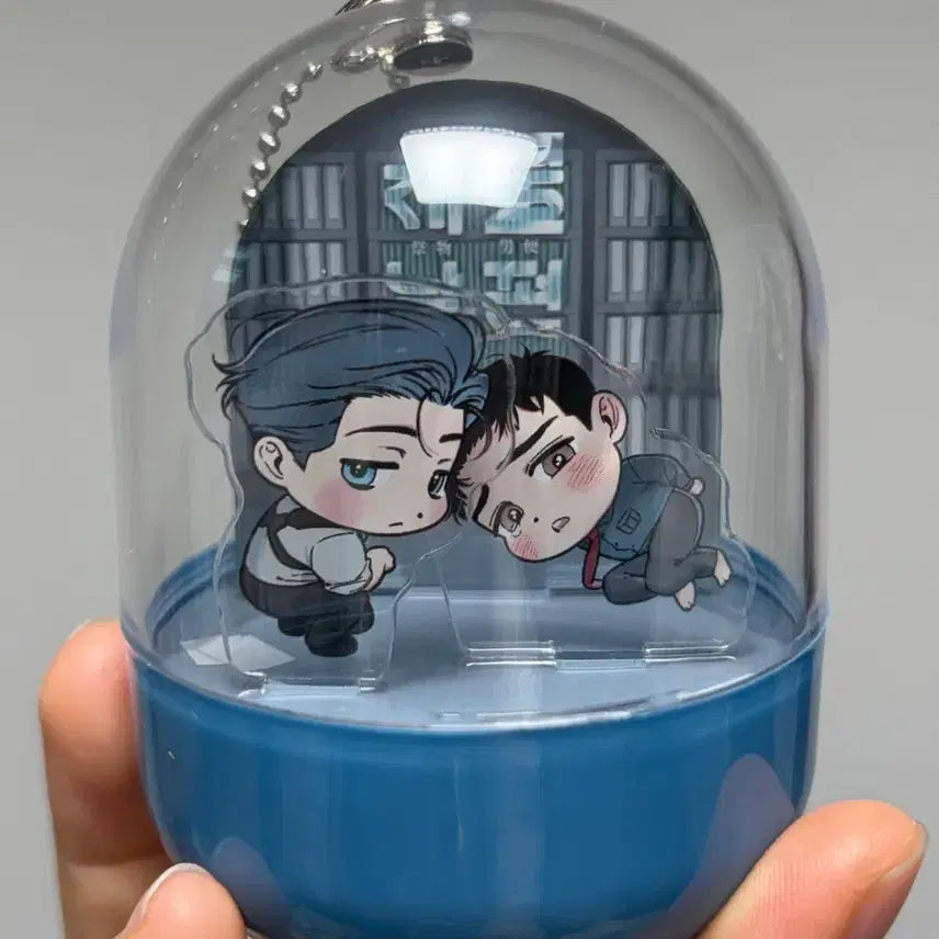 [BUNJANG] Rejin Abalk Sacrifice Husband Acrylic Keyring / 레진 아밝 팝업 제물남편 캡슐 아크릴