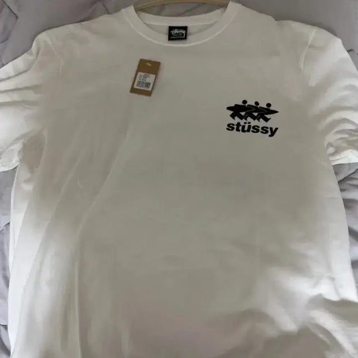 [SOLD OUT] 스투시 서프워크 반팔 티셔츠 화이트 M 새상품