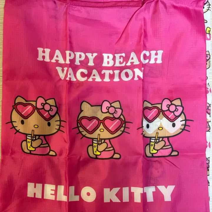 [BUNJANG] Hello Kitty Tanning Kitty Eco Bag / 헬로키티 - 태닝키티 에코백