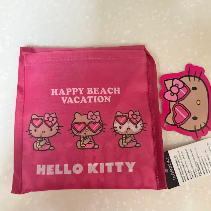 [BUNJANG] Hello Kitty Tanning Kitty Eco Bag / 헬로키티 - 태닝키티 에코백