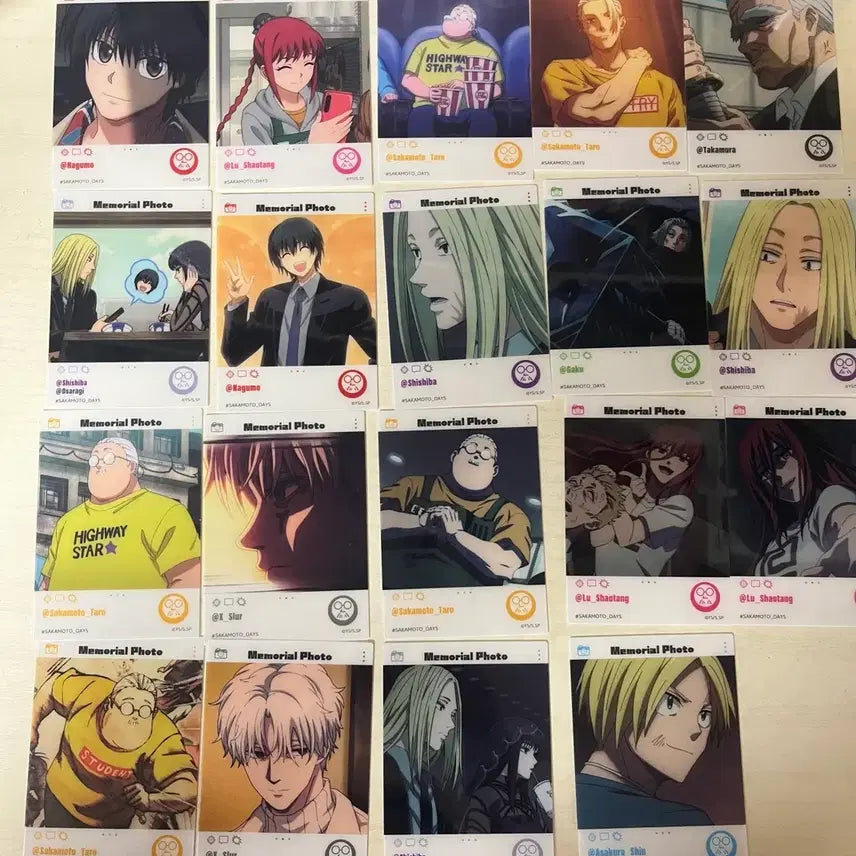 [BUNJANG] Sakamoto Days Bundle Set 19 Photocards / 사카모토데이즈 포토 카드 일괄 19장