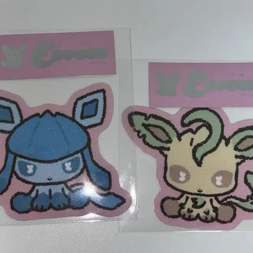 [BUNJANG] Pokemon Heartnim Yeonpopo Eevee Eeveelutions Sticker Bundle Set / 포켓몬 하트님 연포포님 이브이 이브이즈 스티커 통판 양도 판매