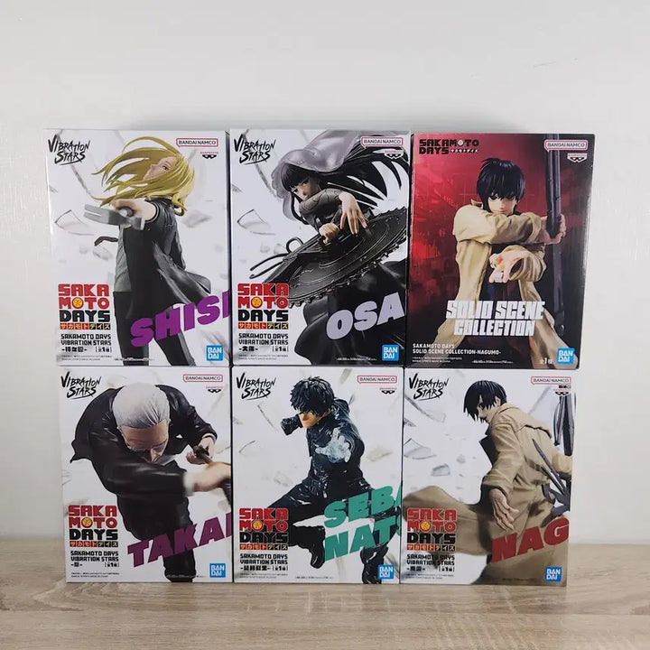 [BUNJANG] Sakamoto Days Banpresto Figure Bundle Set (6 Types) / 사카모토 반프레스토 피규어 6종 일괄 세바,나구모등 [ 미개봉 ] 할인!