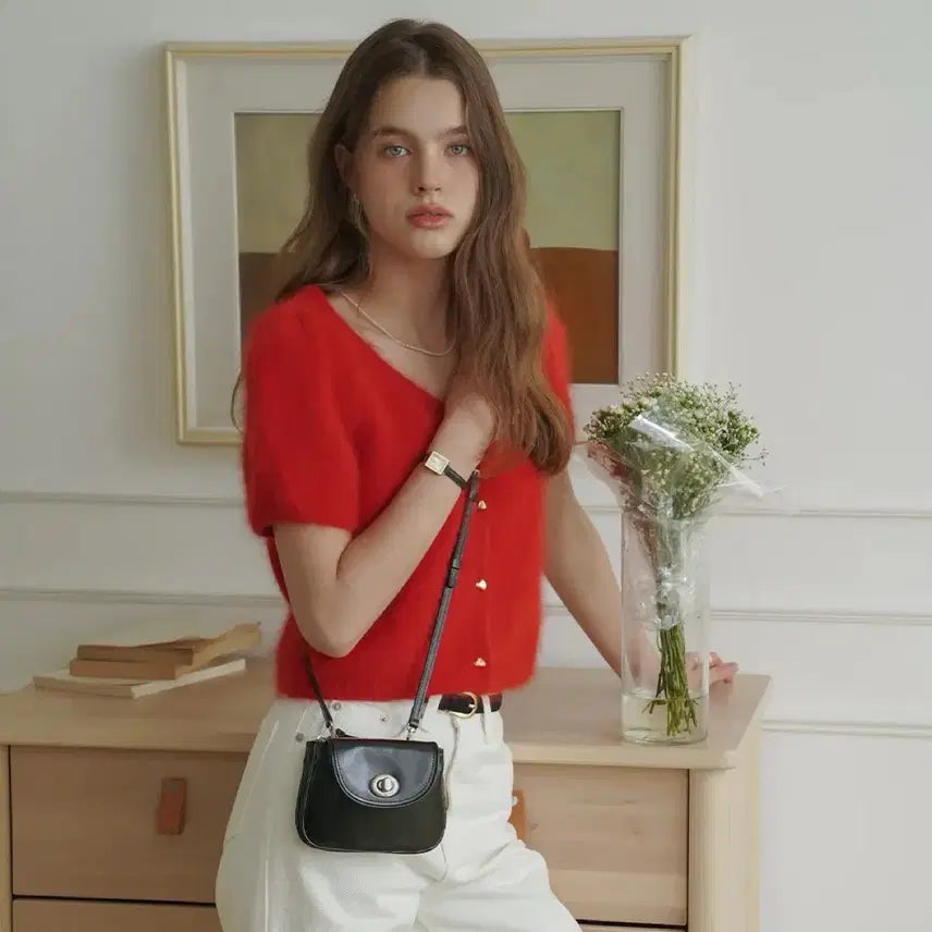 [BUNJANG] OVHEE Mignon Mini Cross Bag Black / [새제품] 오브히 OVHEE 미뇽 미니 크로스백