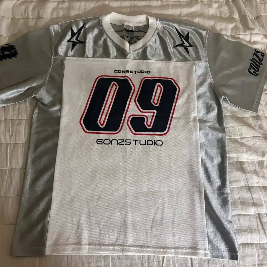 [BUNJANG] Oversized Silver Short Sleeve / 오버핏 반팔 실버