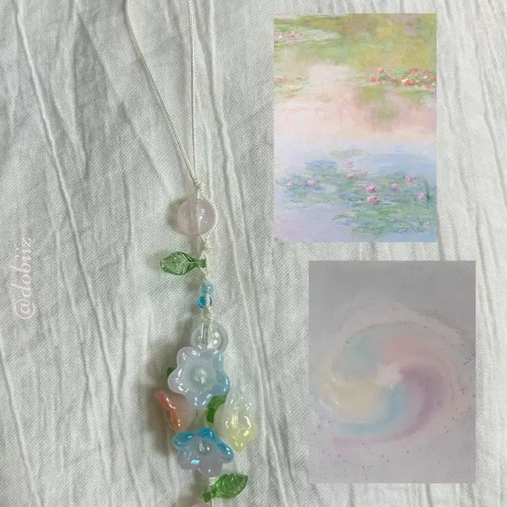 [BUNJANG] Pastel Flower Keyring / 파스텔 플라워 키링