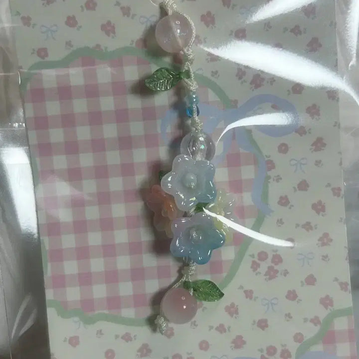 [BUNJANG] Pastel Flower Keyring / 파스텔 플라워 키링