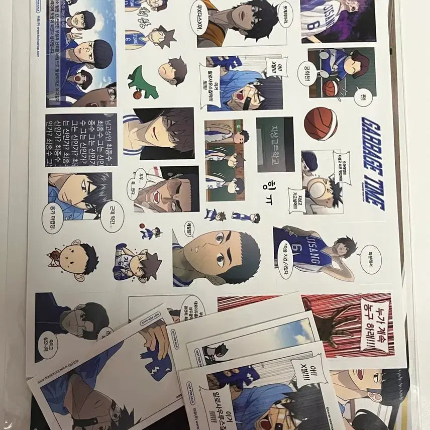[BUNJANG] Garbajy Time Official Unsealed Sticker Set / 가비지타임 공식 팝업 미개봉 스티커세트
