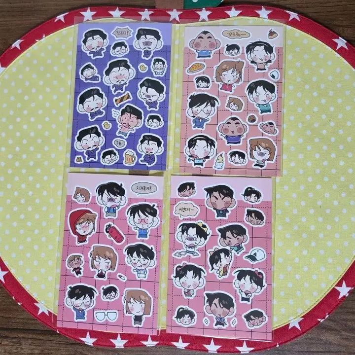 [BUNJANG] Detective Conan Sticker Bundle Set / 명탐정코난 비공굿 스티커 일괄판매