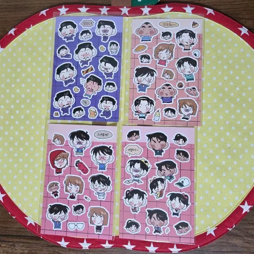[BUNJANG] Detective Conan Sticker Bundle Set / 명탐정코난 비공굿 스티커 일괄판매