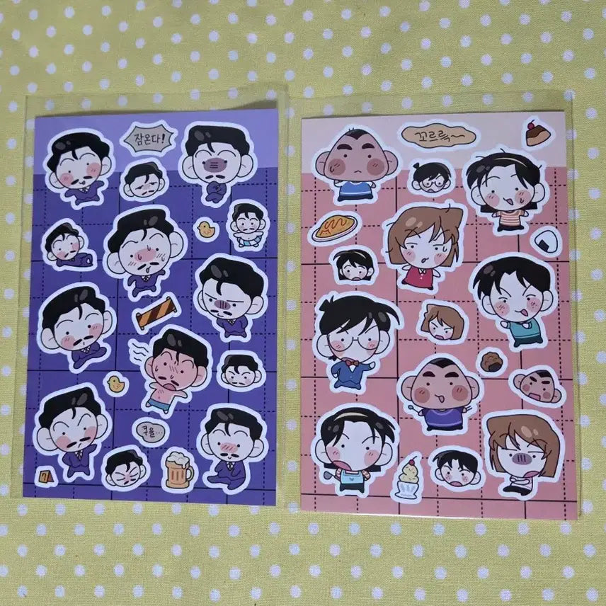 [BUNJANG] Detective Conan Sticker Bundle Set / 명탐정코난 비공굿 스티커 일괄판매