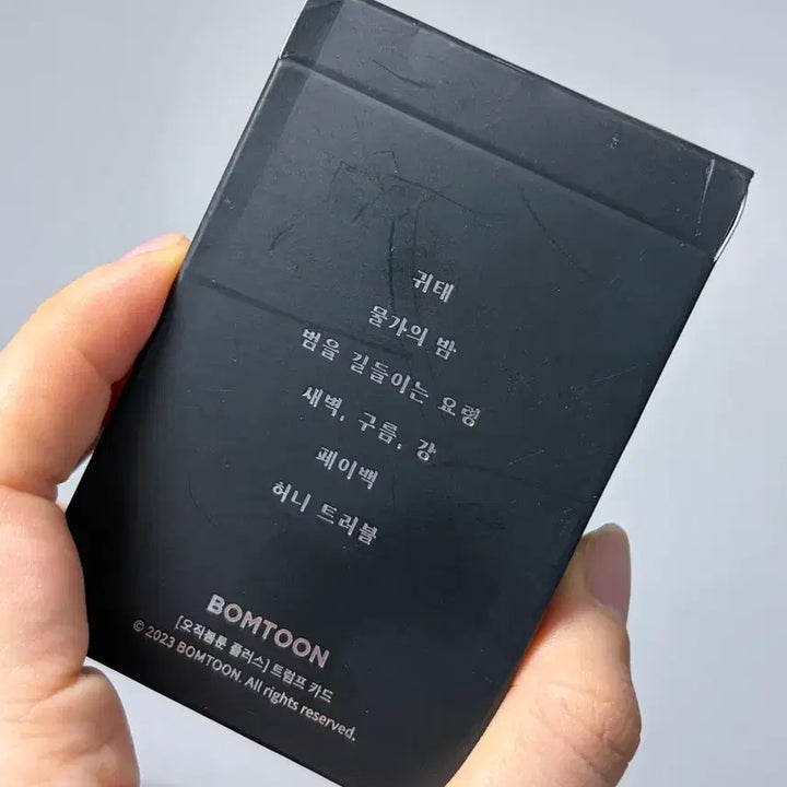[BUNJANG] Bomtoon Plus Trump Card Set / 오직봄툰플러스 트럼프 카드