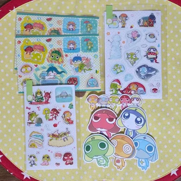 [BUNJANG] Mako Keroro Sticker Bundle Set / 마코(마루)님 케로로 통판 스티커 일괄판매
