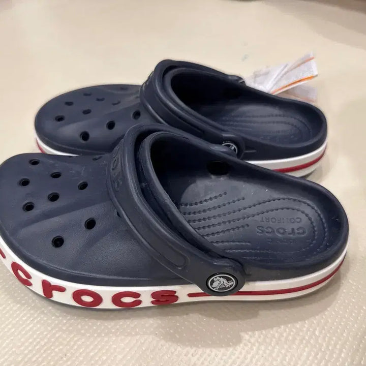 [BUNJANG] Crocs Baya Band Navy 215 New / 크록스 바야밴드 네이비 215 새상품